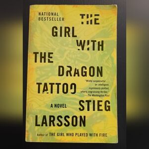 The Girl with the Dragon tattoo novel paperback Steg Larsson book